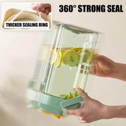 Space Savvy Küche & Esszimmer-Kaltgetränkespender - Intelligente Getränkeaufbewahrung mit Zapfhahn