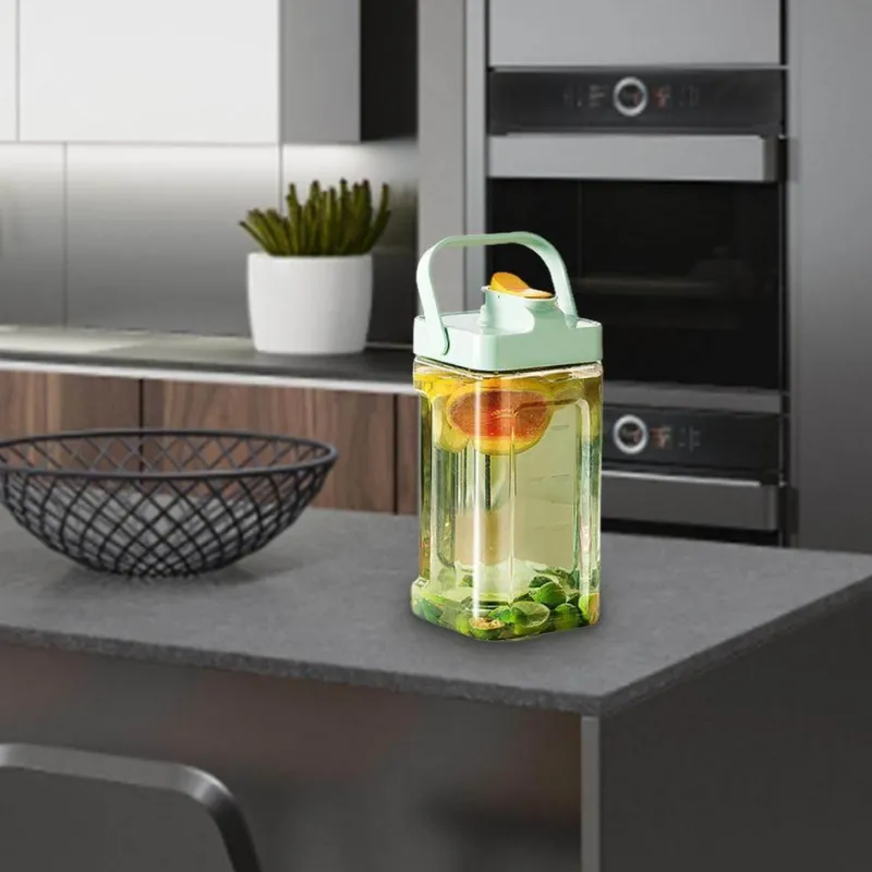 Space Savvy Küche & Esszimmer-Kaltgetränkespender - Intelligente Getränkeaufbewahrung mit Zapfhahn