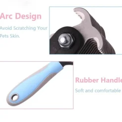 Furendo Haustierzubehör|Reinigungswerkzeuge Für Haustiere-Kamm zum Trimmen von Tierhaaren – Pflegewerkzeug für Hunde und Katzen