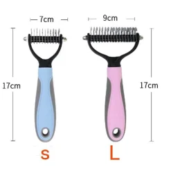 Furendo Haustierzubehör|Reinigungswerkzeuge Für Haustiere-Kamm zum Trimmen von Tierhaaren – Pflegewerkzeug für Hunde und Katzen