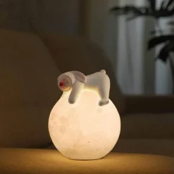 Bright Accents Beleuchtung-Kaninchen-Nachtlampe – Niedliche Kinderzimmer-Dekorbeleuchtung