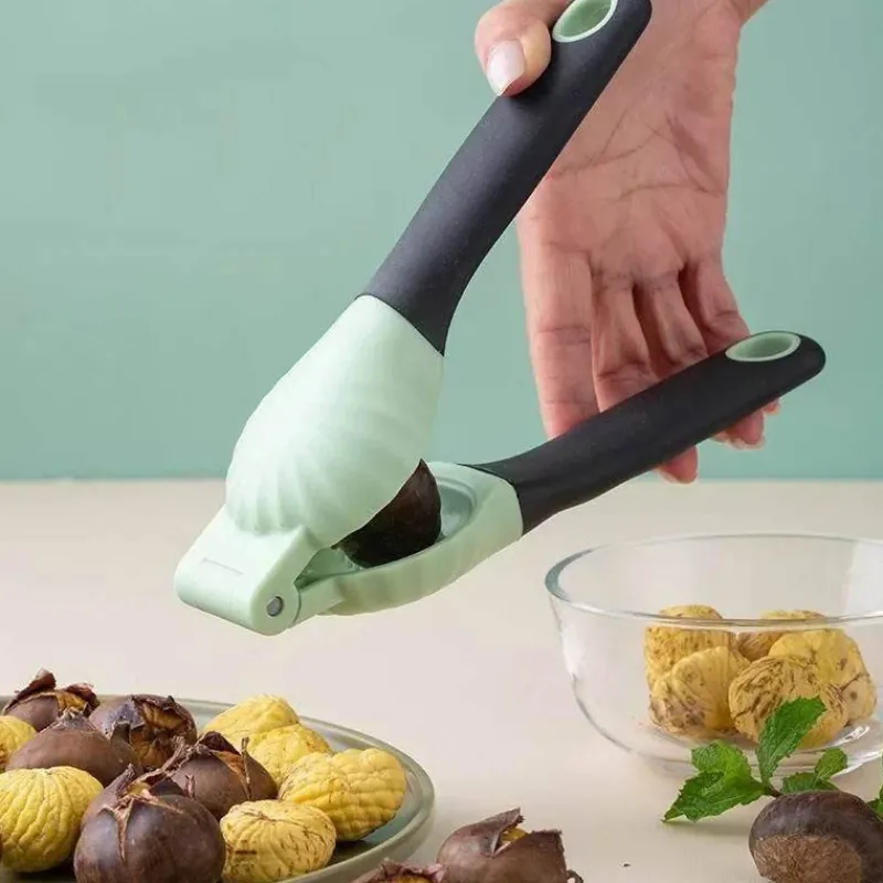 Tom Küche & Esszimmer-Kastanien-Walnuss-Knacker-Set mit Schutzhülle zum einfachen Öffnen von Nüssen