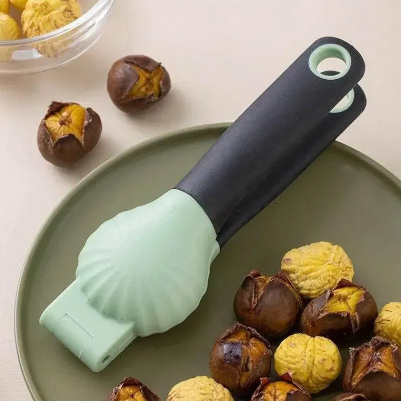 Tom Küche & Esszimmer-Kastanien-Walnuss-Knacker-Set mit Schutzhülle zum einfachen Öffnen von Nüssen