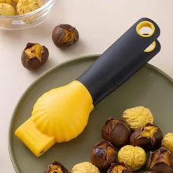 Tom Küche & Esszimmer-Kastanien-Walnuss-Knacker-Set mit Schutzhülle zum einfachen Öffnen von Nüssen