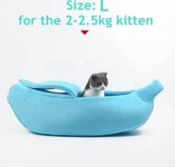 Decor Haustierzubehör|Haustierbetten-Katzenhaus aus Bananenschale – Gemütlicher Unterschlupf für Haustiere in 4 Farben