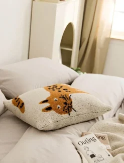 Cozy Cushions Bettzeug-Katzenkissen - Weiches Plüsch-Dekokissen