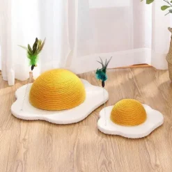 TailTrend Haustierzubehör|Haustierbetten-Katzenkratzbrett - Eier-Karotten-Design