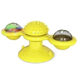 TailTrend Haustierzubehör|Haustierspielzeug-Katzenmassage-Windmühlenspielzeug – Interaktives drehbares Haustierspielzeug