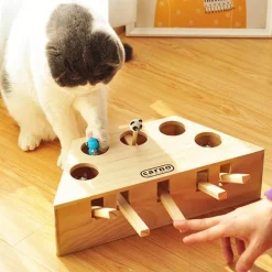 TailTrend Haustierzubehör|Haustierspielzeug-Katzen-Maus-Fangspiel – Interaktives, spannendes Spielzeug für Katzen