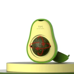 TailTrend Haustierspielzeug-Katzenminze-Avocado-Ball – Interaktives Selbstspielspielzeug für Katzen