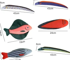 TailTrend Haustierspielzeug-Katzenminzen-Fischspielzeug für Katzen – spannende Spiel- und Spaßstimulation