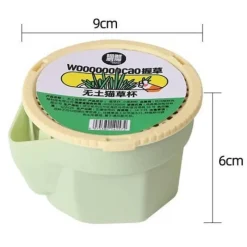 Furry Haven Haustierzubehör|Reinigungswerkzeuge Für Haustiere-Katzenminz-Pflanzgefäß - Kräuter-Snacktopf für Katzen