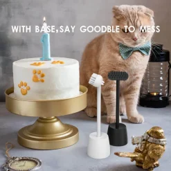 Decor Haustierzubehör|Reinigungswerkzeuge Für Haustiere-Katzenpflegebürste – Sanftes Massagewerkzeug für die Haustierpflege