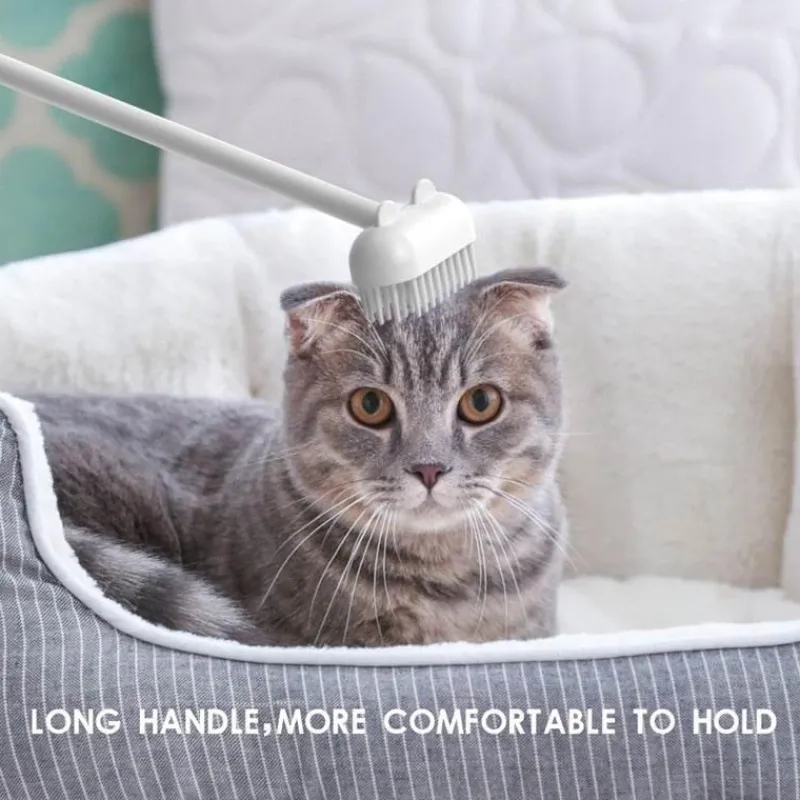 Decor Haustierzubehör|Reinigungswerkzeuge Für Haustiere-Katzenpflegebürste – Sanftes Massagewerkzeug für die Haustierpflege