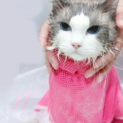 Furendo Haustierzubehör|Reinigungswerkzeuge Für Haustiere-Katzenpflegetasche – Kratzfestes Netz-Pflegewerkzeug