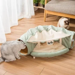 Decor Haustierzubehör|Haustierbetten-Katzentunnelbett – Gemütlicher Rückzugsort für Katzen