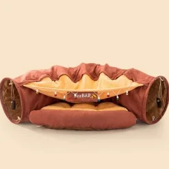 Decor Haustierzubehör|Haustierbetten-Katzentunnelbett – Gemütlicher Rückzugsort für Katzen