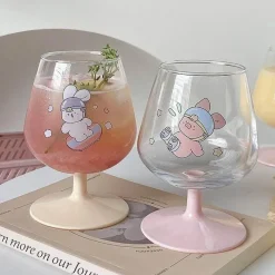Plates u0026 More Küche & Esszimmer-Kawaii Rabbit Goblet - Süßer Saftbecher für Mädchen