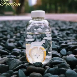 Feast u0026 Flair Küche & Esszimmer-Kawaii Tier-Wasserflasche mit Hülle – Süße Trinklösung für draußen