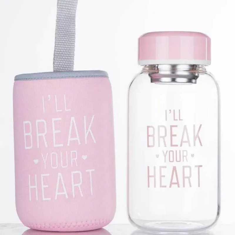 Feast u0026 Flair Küche & Esszimmer-Kawaii Tier-Wasserflasche mit Hülle – Süße Trinklösung für draußen