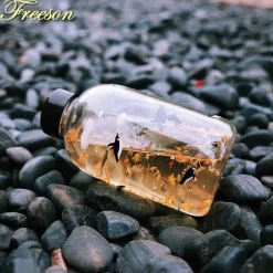 Feast u0026 Flair Küche & Esszimmer-Kawaii Tier-Wasserflasche mit Hülle – Süße Trinklösung für draußen