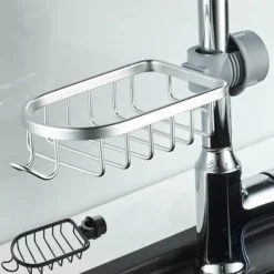 Tranquil Waters Badezimmer|Küche & Esszimmer-Küchenarmatur-Organizer – Hängeregal für Utensilien und Töpfe