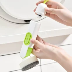 The Culinary Kit Küche & Esszimmer-Küchenbürste mit langem Griff – Reinigungswerkzeug für Töpfe und Geschirr