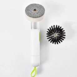 The Culinary Kit Küche & Esszimmer-Küchenbürste mit langem Griff – Reinigungswerkzeug für Töpfe und Geschirr