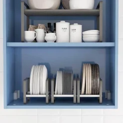 The Decor Haven Küche & Esszimmer-Küchengeschirr-Organizer-Regal – platzsparende Aufbewahrungslösung