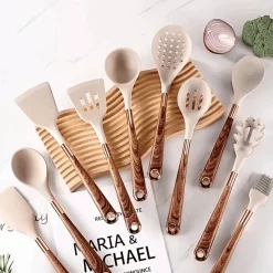 Decor Küche & Esszimmer-Küchenhelfer-Set aus Silikon – All-in-One-Kochutensilien, 10-teilig