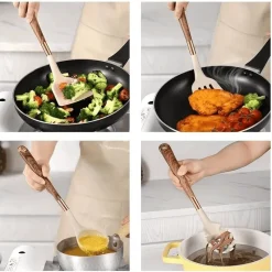 Decor Küche & Esszimmer-Küchenhelfer-Set aus Silikon – All-in-One-Kochutensilien, 10-teilig