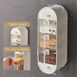 Space Savvy Küche & Esszimmer-Küchen-Organizer Wandmontierte Gewürzstation