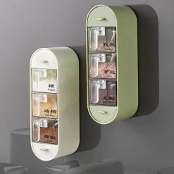 Space Savvy Küche & Esszimmer-Küchen-Organizer Wandmontierte Gewürzstation