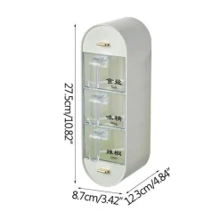 Space Savvy Küche & Esszimmer-Küchen-Organizer Wandmontierte Gewürzstation