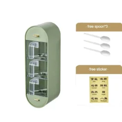 Space Savvy Küche & Esszimmer-Küchen-Organizer Wandmontierte Gewürzstation