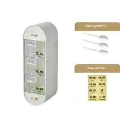 Space Savvy Küche & Esszimmer-Küchen-Organizer Wandmontierte Gewürzstation