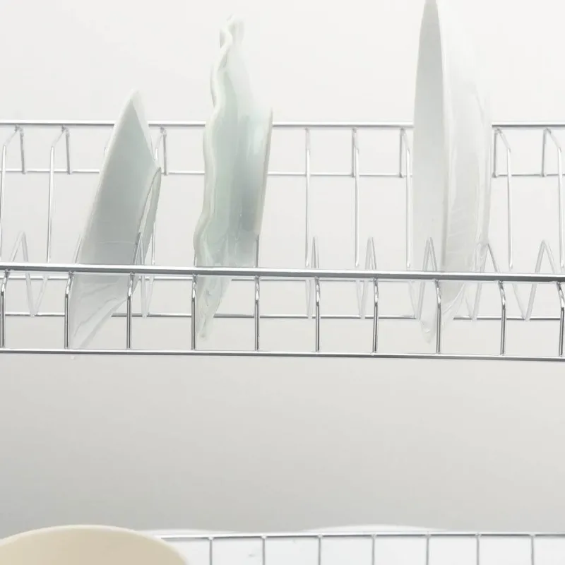 The Decor Haven Küche & Esszimmer-Küchenregal aus Edelstahl – Aufbewahrungslösung für Geschirr-Organizer