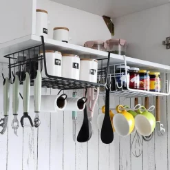 Cozy Living Küche & Esszimmer|Möbel-Küchenschrank-Organizer-Regal – einfach aufzuhängende Aufbewahrungslösung