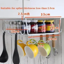 Cozy Living Küche & Esszimmer|Möbel-Küchenschrank-Organizer-Regal – einfach aufzuhängende Aufbewahrungslösung