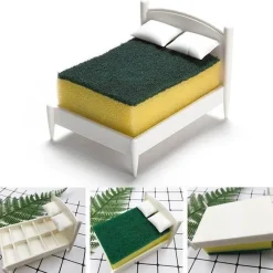 Space Savvy Küche & Esszimmer-Küchenschwammhalter – Kreativer Organizer für Spülutensilien