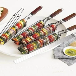 Trail u0026 Beyond Camping Im Freien|Camping-Werkzeuge-Kebab-Grillkorb - Grillspießhalter