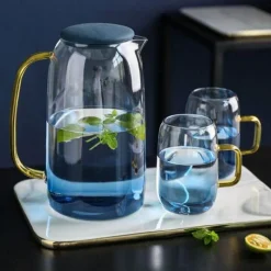 The Cozy Mug Küche & Esszimmer-Keppel Wasserkrug-Set – Elegantes Trinkgeschirr für Veranstaltungen zu Hause