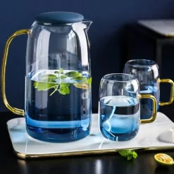 The Cozy Mug Küche & Esszimmer-Keppel Wasserkrug-Set – Elegantes Trinkgeschirr für Veranstaltungen zu Hause