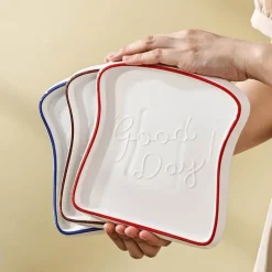 Elegance at the Table Küche & Esszimmer-Keramik-Brotteller - Dekoratives Küchengeschirr