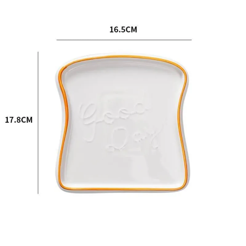 Elegance at the Table Küche & Esszimmer-Keramik-Brotteller - Dekoratives Küchengeschirr