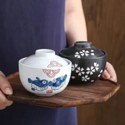 Elegance at the Table Küche & Esszimmer-Keramik-Eintopf mit Deckel – 425 Mehrzweck-Suppenschüssel