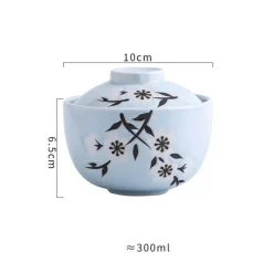 Elegance at the Table Küche & Esszimmer-Keramik-Eintopf mit Deckel – 425 Mehrzweck-Suppenschüssel