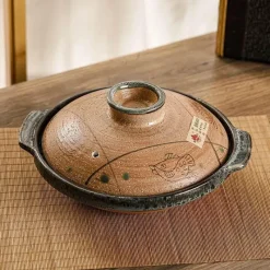 Elegance at the Table Küche & Esszimmer-Keramik-Eintopftopf – Mehrzweck-Suppenreiskocher