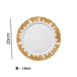 Plates u0026 More Küche & Esszimmer-Keramik-Keksgeschirr-Set – Kreative Snack-Dessert-Kaffeeteller