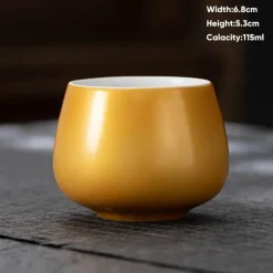 Plates u0026 More Küche & Esszimmer-Keramik-Kung-Fu-Teetasse – kleine Kaffeetasse aus Porzellan